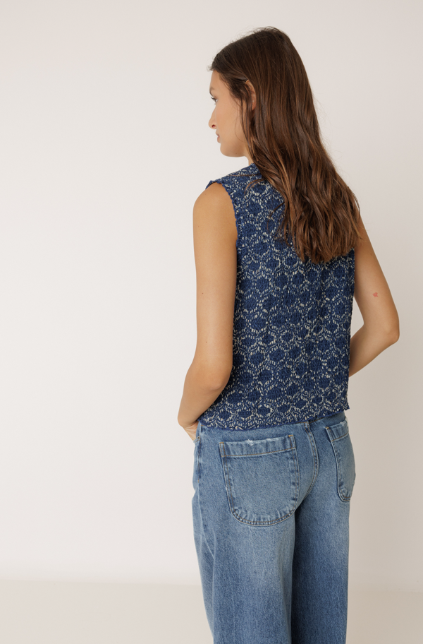 Indi & Cold S26 MC110 Elastic Vest With Tie