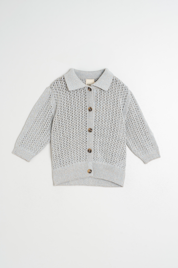 Indi & Cold S26 EA525 Open Knit Jacket