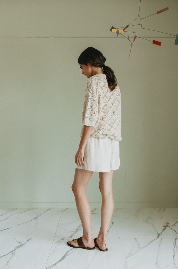 Indi & Cold S26 RD500 Open Knit Polo