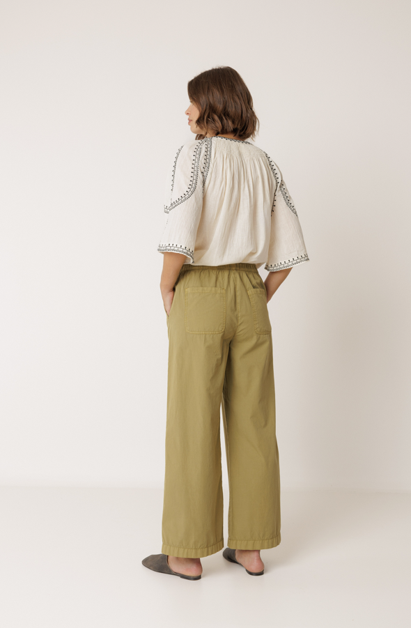 Indi & Cold S26 CC327 Straight Poplin Pant