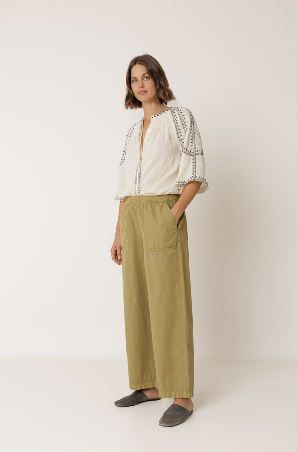 Indi & Cold S26 CC327 Straight Poplin Pant
