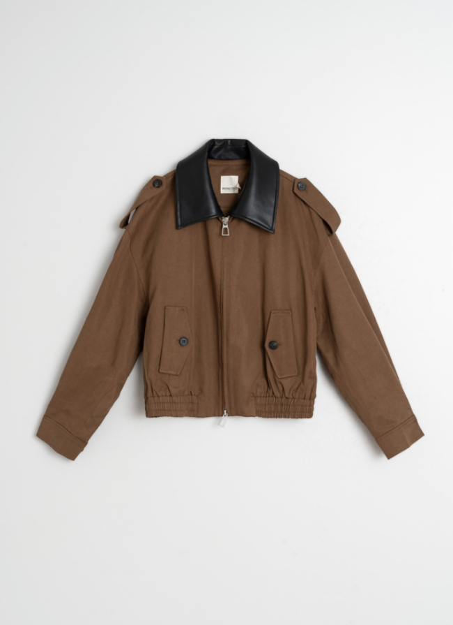 Indi & Cold S26 NJ635 Lyocell Bomber Jacket