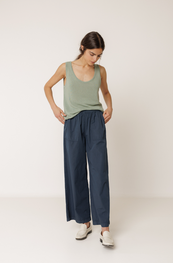 Indi & Cold S26 CC32 Straight Poplin Pant