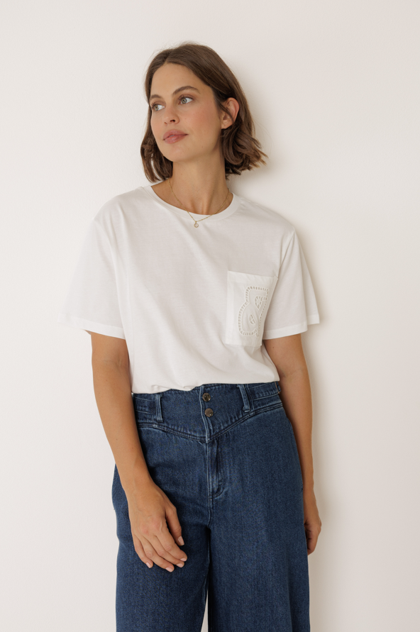 Indi & Cold S26 NM426 Pocket Logo Tee