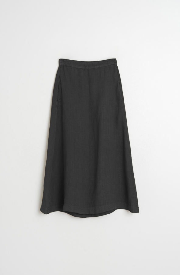 Indi & Cold S26 CC251 Long Linen Skirt