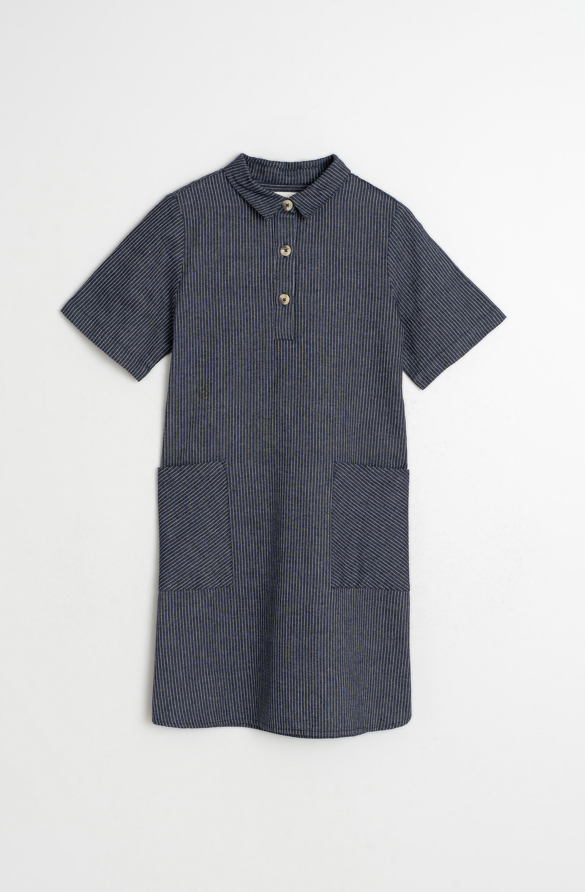 Indi & Cold S26 MI273 Polo-Collar Dress