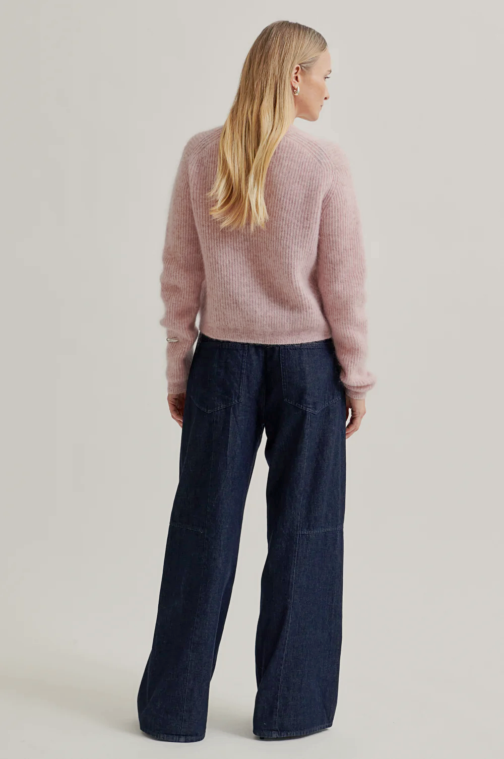 Second Female Andrea Long Sleeve Cardigan - Sepia Rose