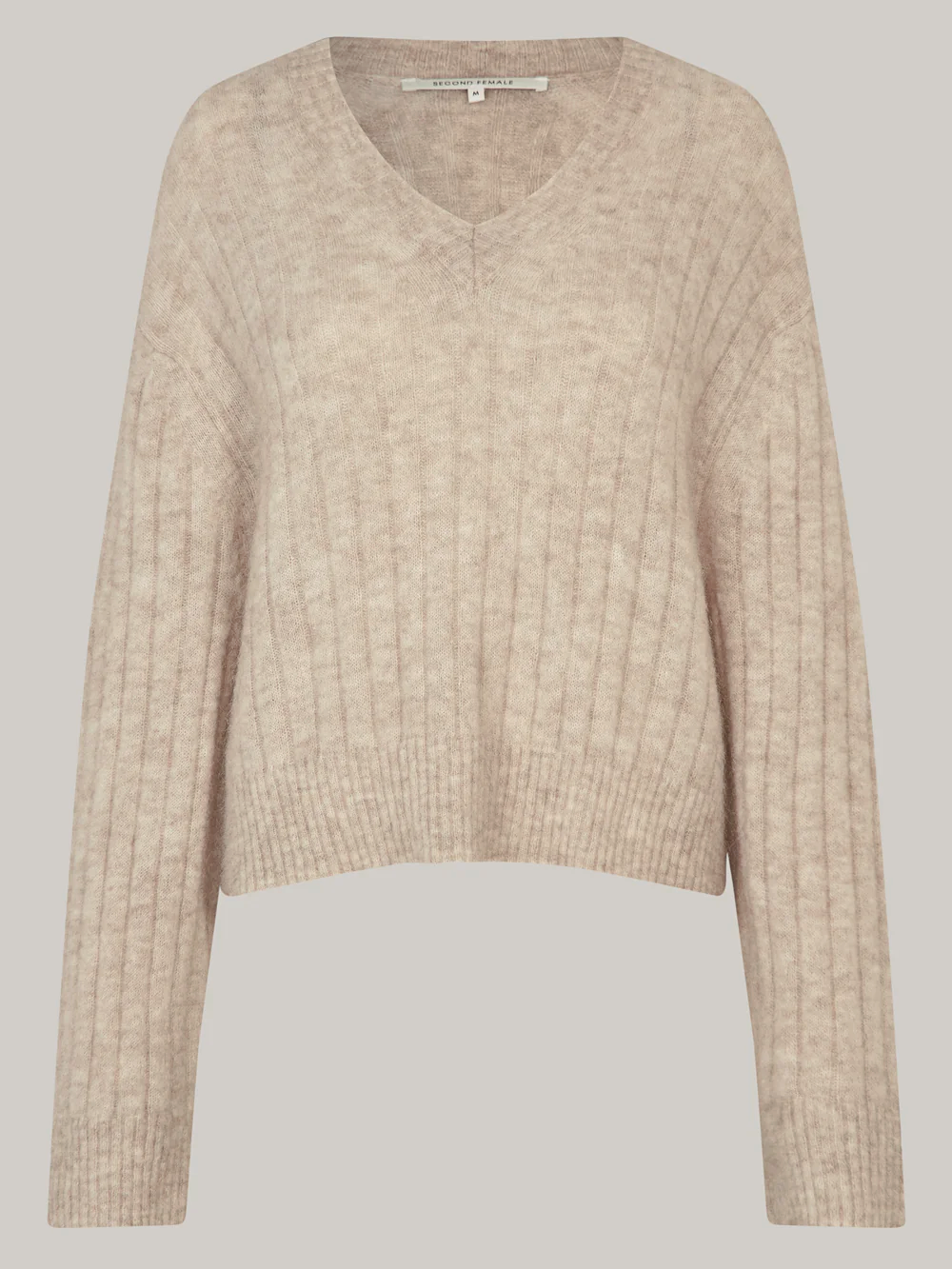 Second Female Brooky V Neck Knit - Trench Coat