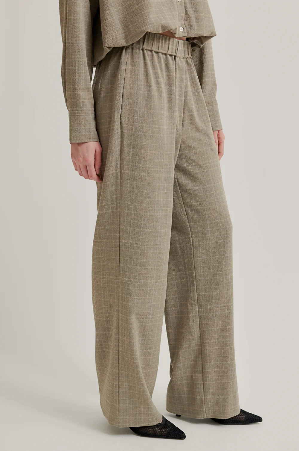 Second Female Maira Pant - Mid Brown Melange