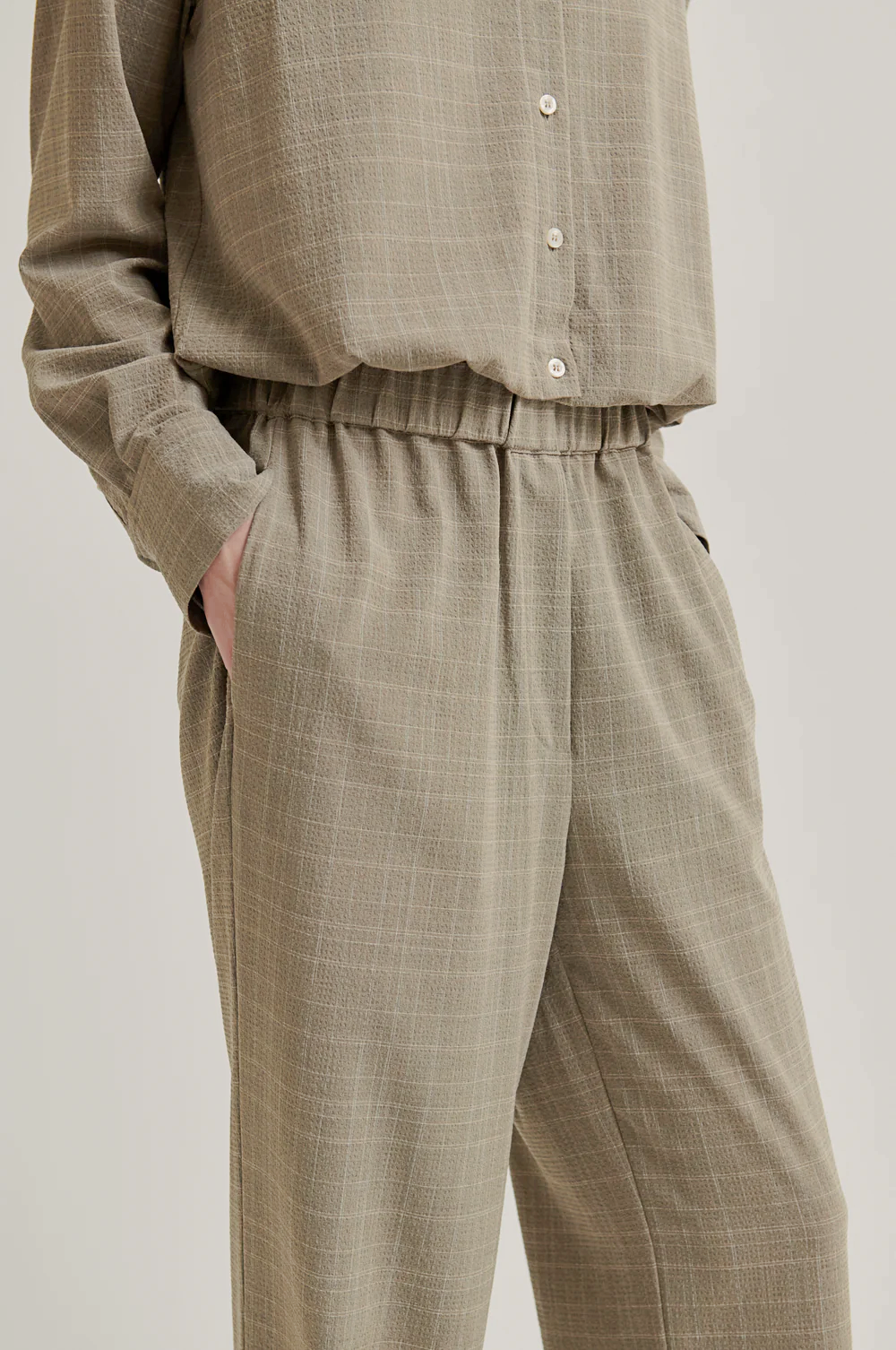 Second Female Maira Pant - Mid Brown Melange