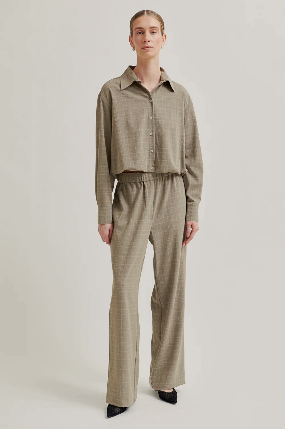 Second Female Maira Pant - Mid Brown Melange