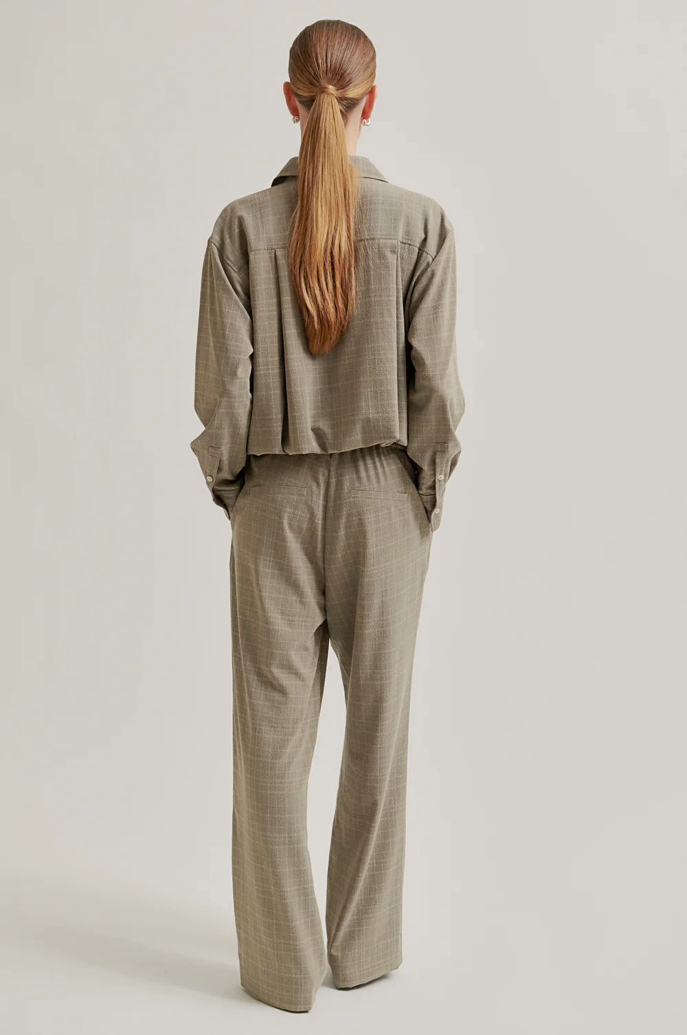 Second Female Maira Pant - Mid Brown Melange