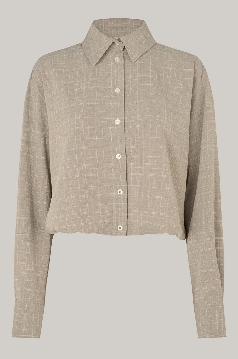 Second Female Maira Shirt - Mid Brown Melange