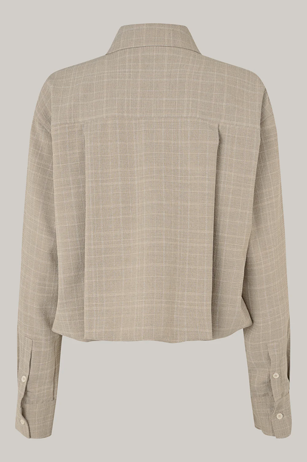 Second Female Maira Shirt - Mid Brown Melange