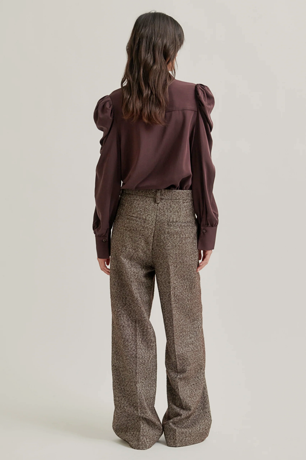 Second Female Samanta Shirt - Chocolate Plum