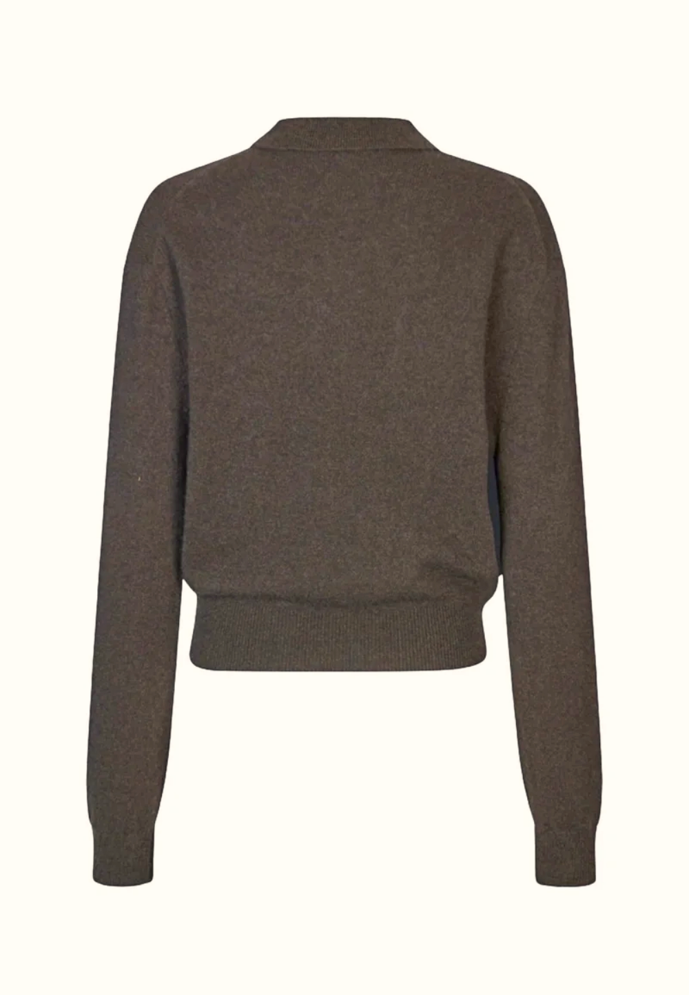 Second Female Vilena Polo Knit - Chocolate Brown