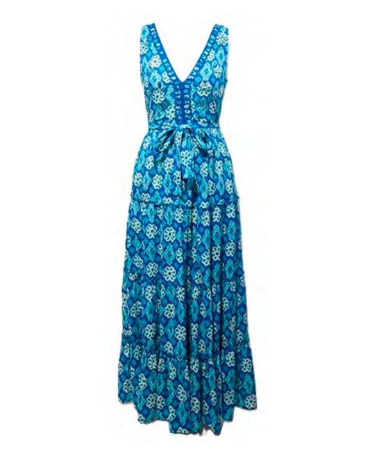 Goa Paris Stephanie Dress - Bleu (2324)