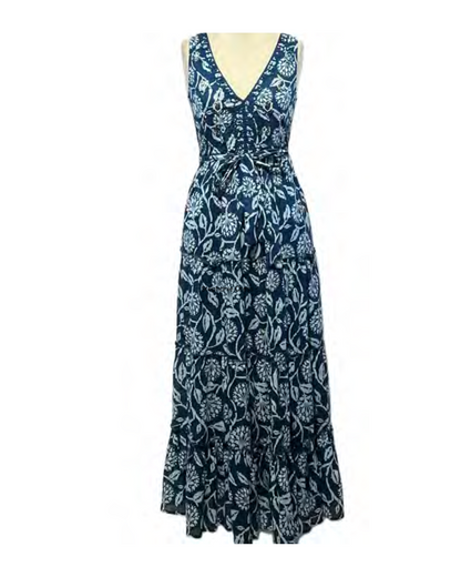 Goa Paris Stephanie Dress - Bleu (504)