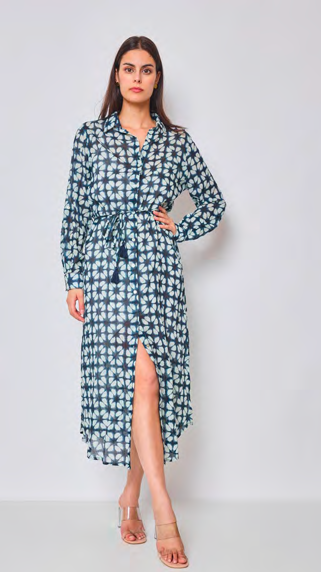 Sunny Studio Paris Shirt Dress - Palawan