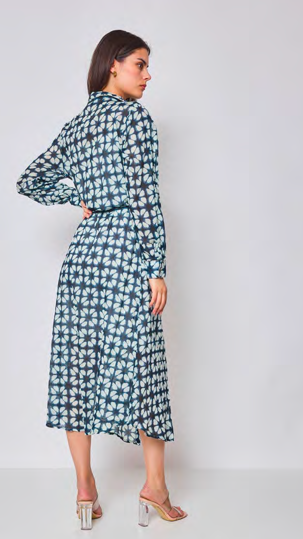 Sunny Studio Paris Shirt Dress - Palawan