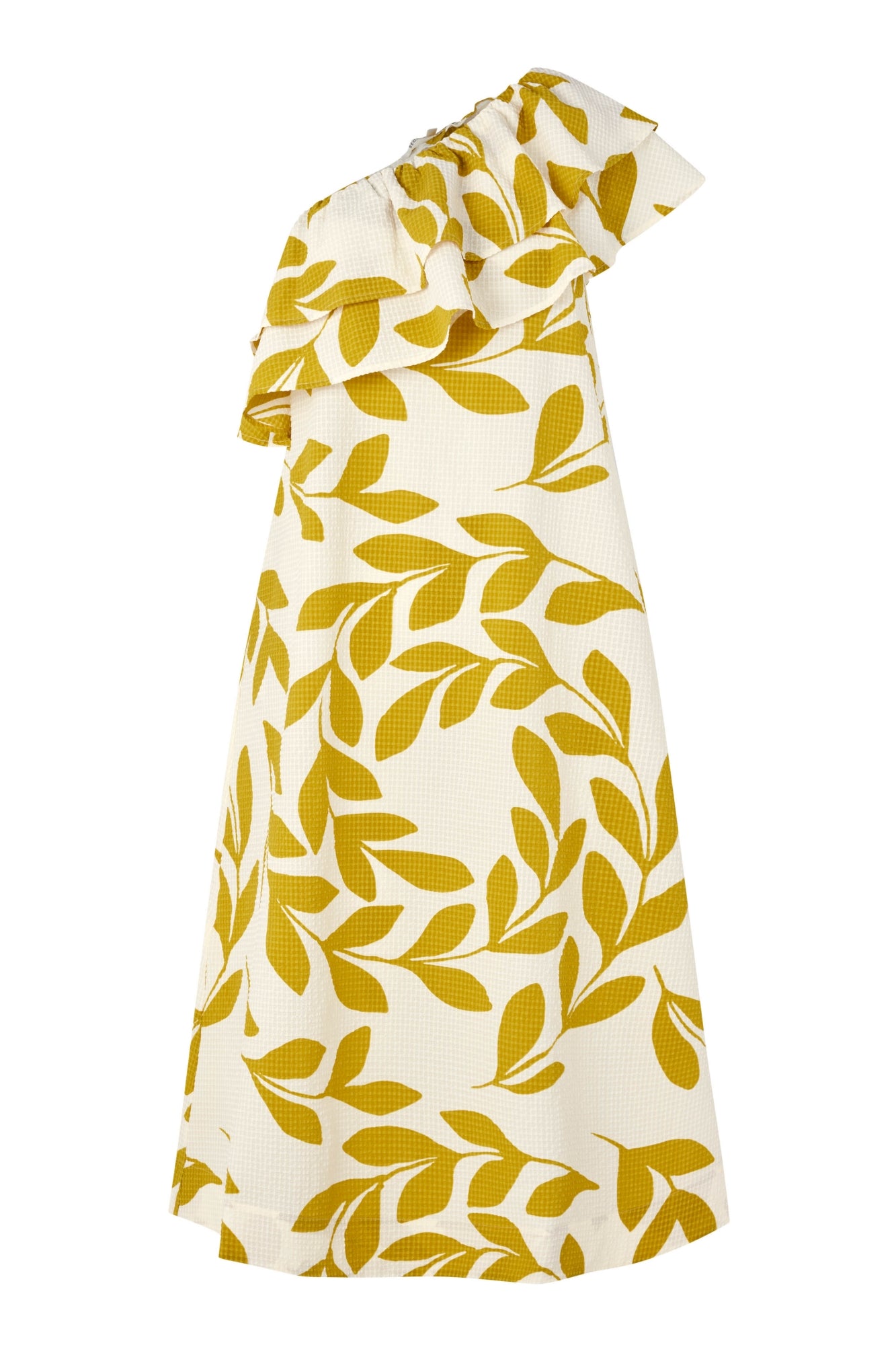Second Female Ulivo One-Shoulder Dress - Golden Olive