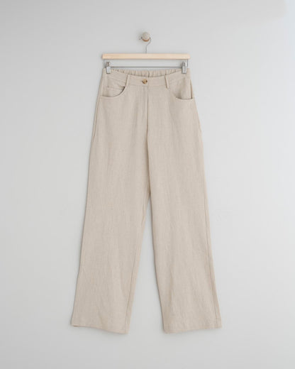 Indi & Cold Straight Leg Rustic Pant (MI207) - Lino