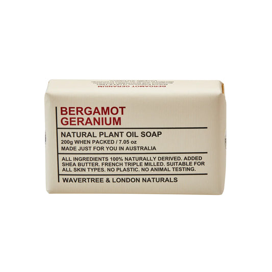 Wavertree & London Soap Bar - Bergamot and Geranium