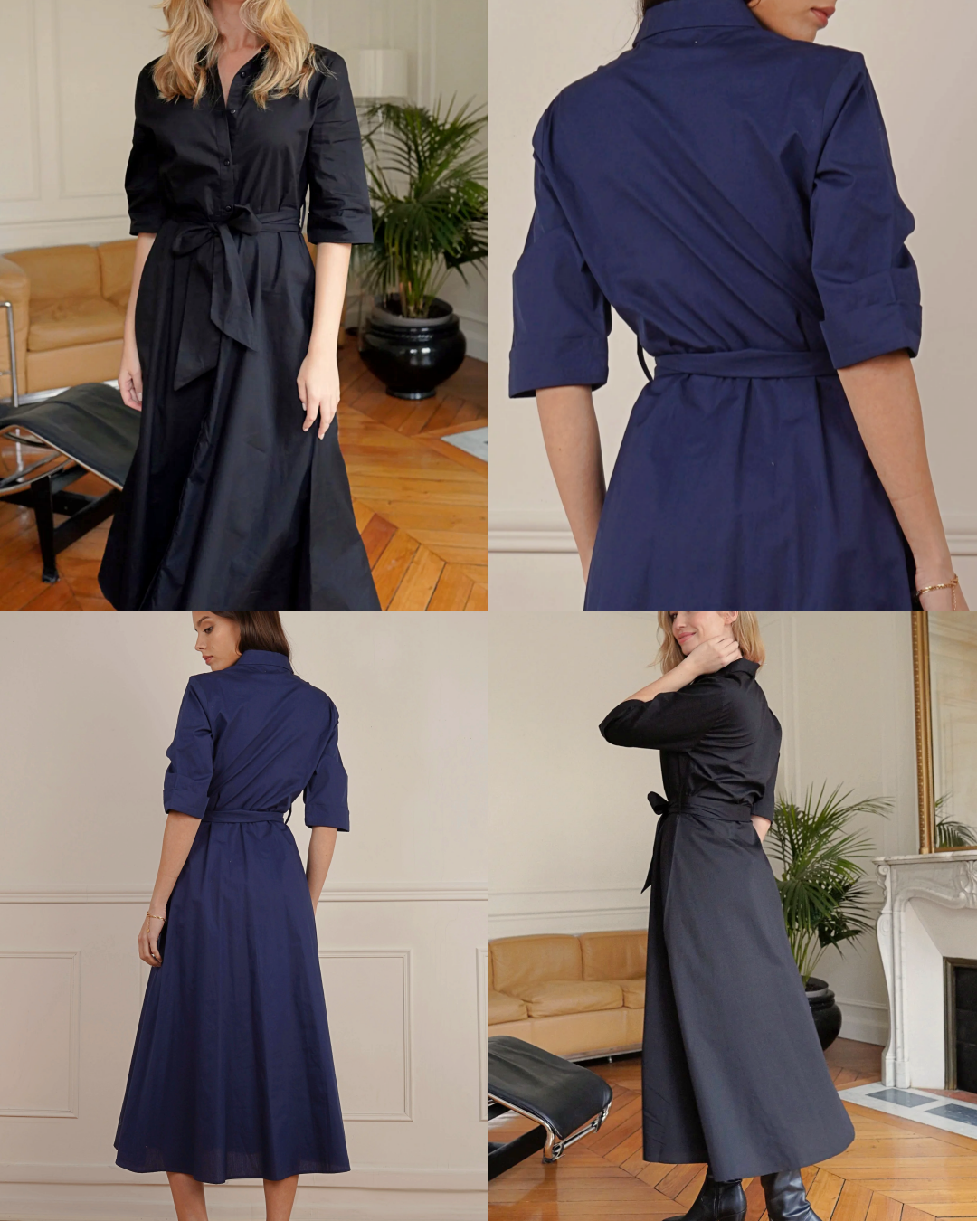 Goa Paris Biba Long Dress - Noir 2407