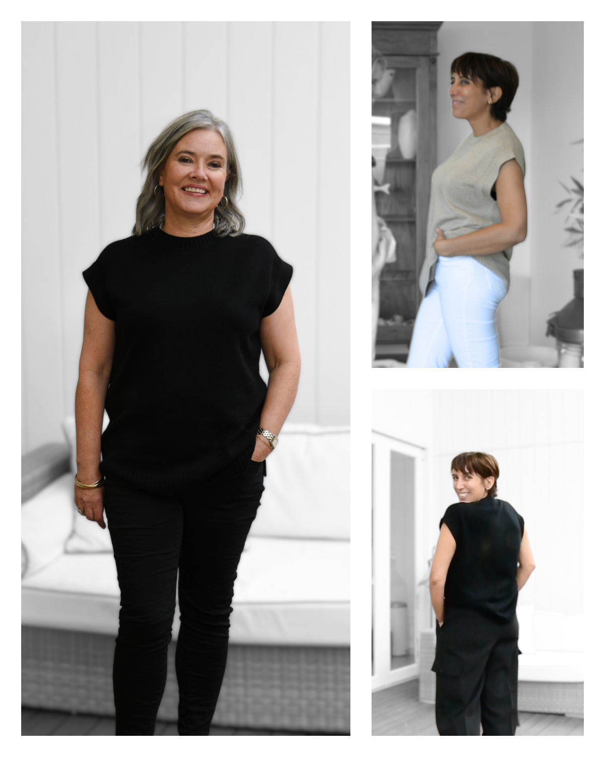 Milson Eliza Vest - Black