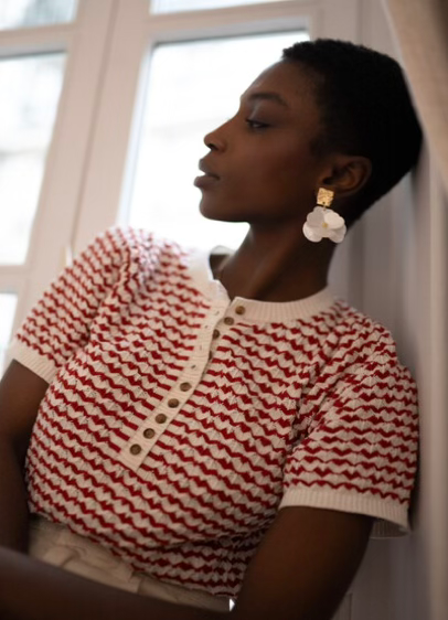Nathael Paris Adeline Top - Red
