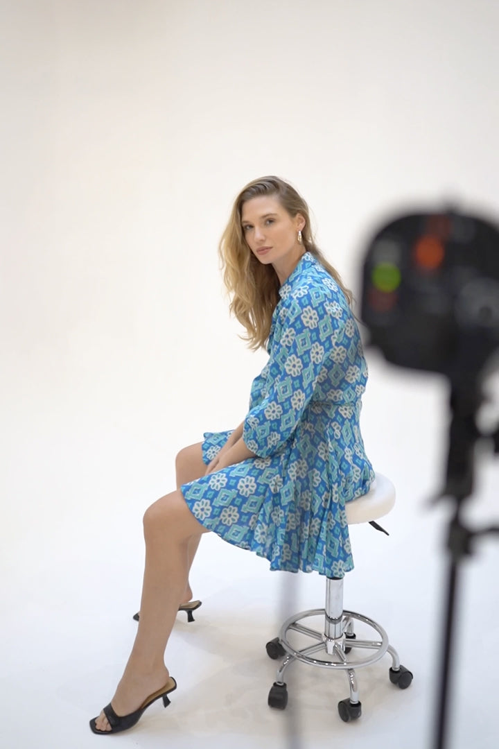 Goa Paris Bianka Dress - Bleu (2322)