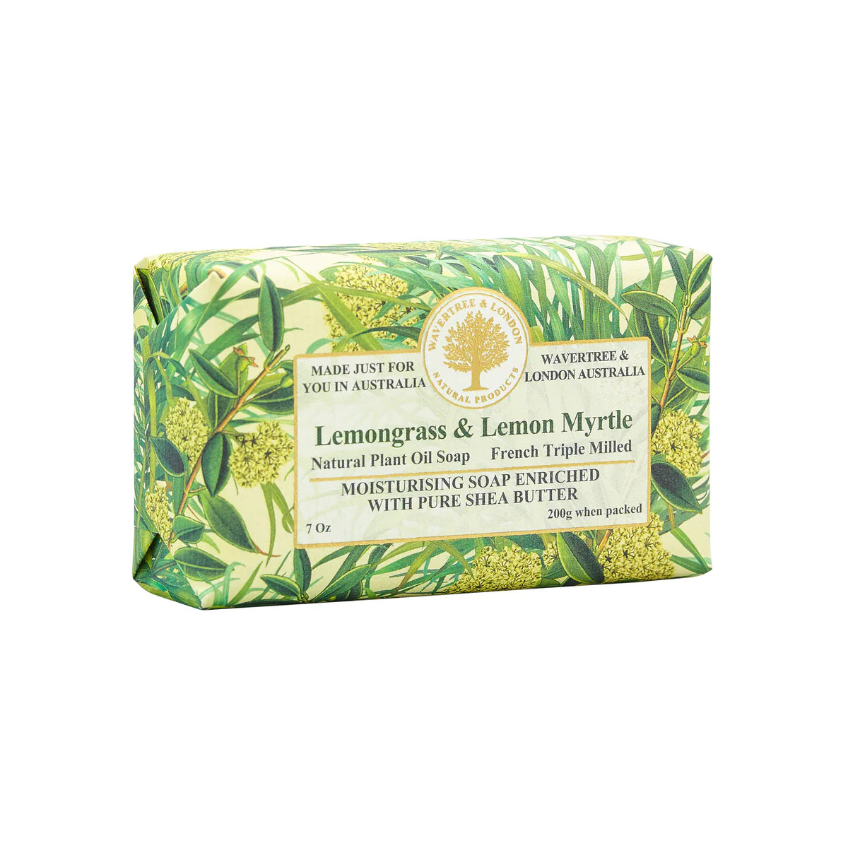 Wavertree & London Soap - Lemongrass and Lemon Myrtle