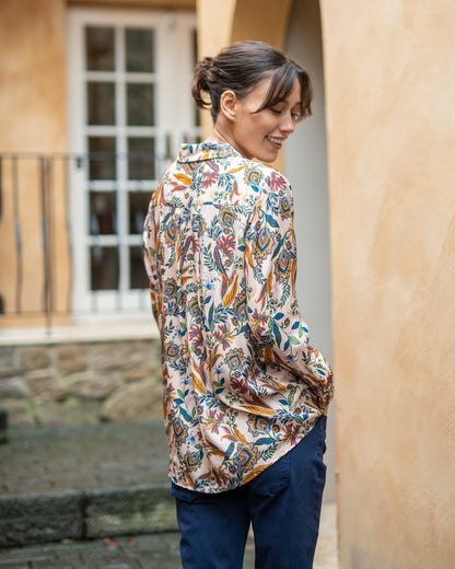 Milson Lola Shirt - French Floral Ochre