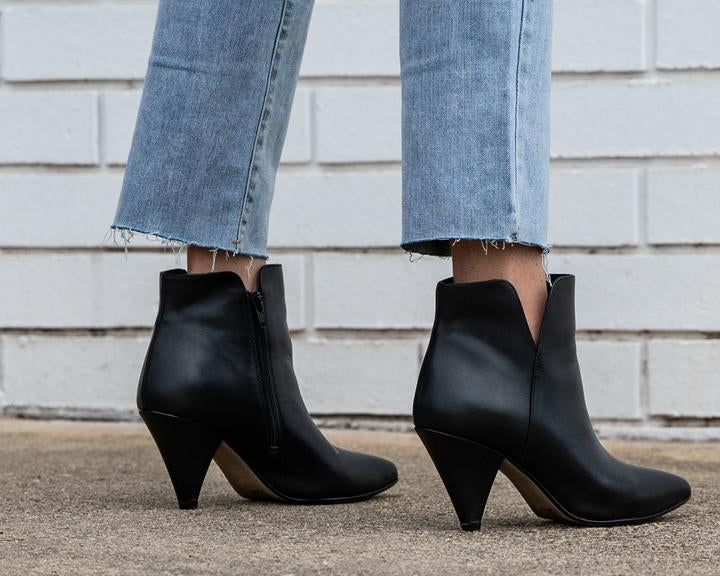 Maya Melbourne Gisela Leather Ankle Boot - Black