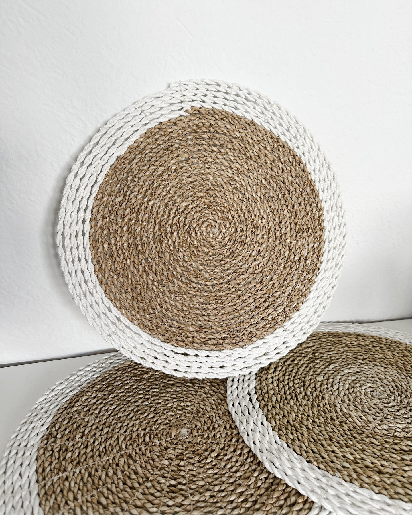 Mimpi Woven Placemat  - White Natural