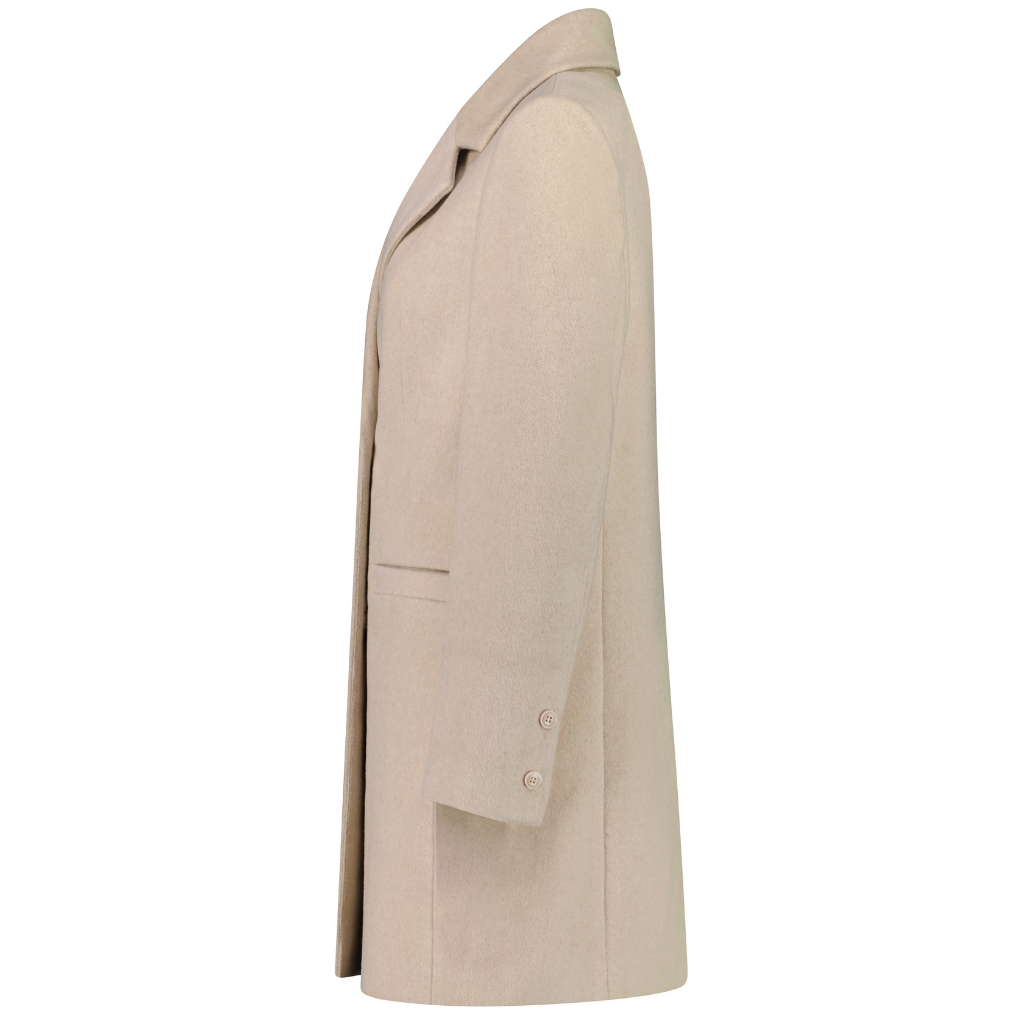 Moke Maria Lux Wool Blazer - Oatmeal