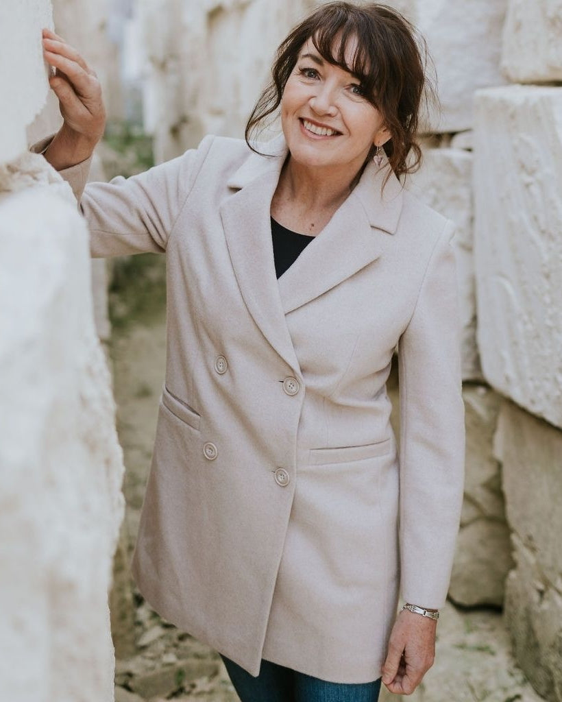 Moke Maria Lux Wool Blazer - Oatmeal