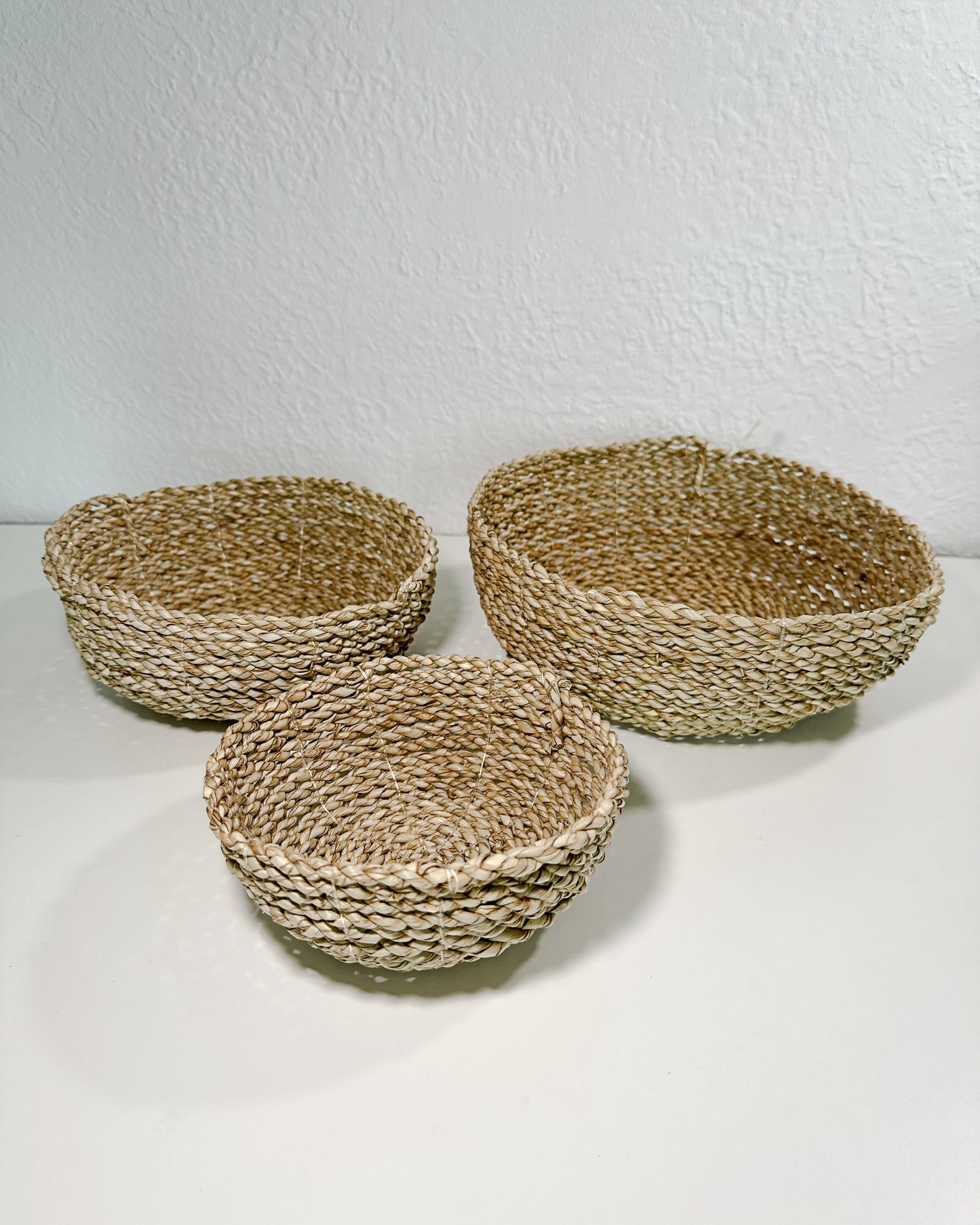 Mimpi Handwoven Bread Baskets (Set of 3) - Natural