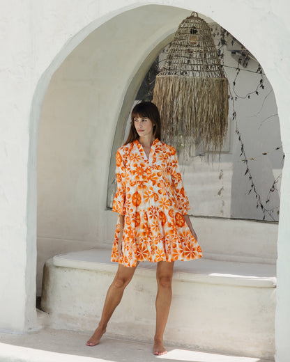 Salt+Stone Liguria Dress - Arancio