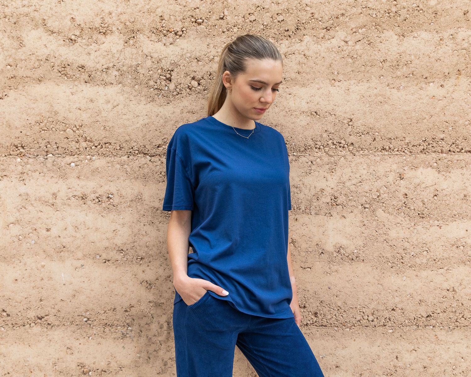 Maya Melbourne Amsterdam Tee - Danish Blue