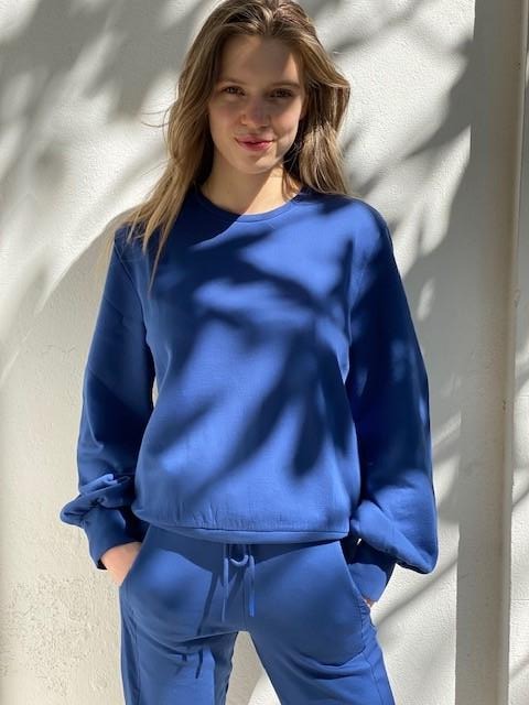 Maya Melbourne Berlin Sweat - Danish Blue
