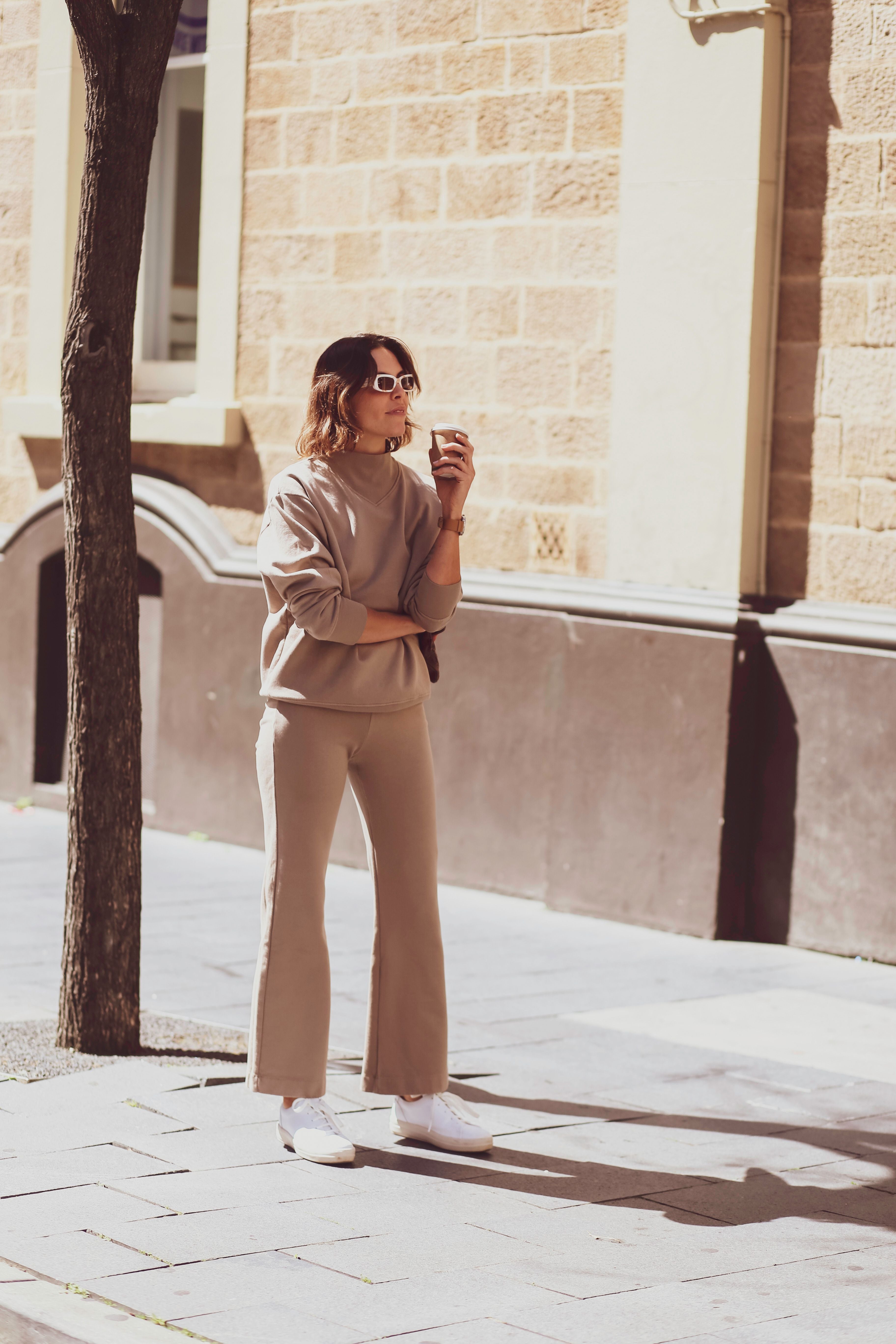 Maya Melbourne San Fran Fleece Pant - Almond