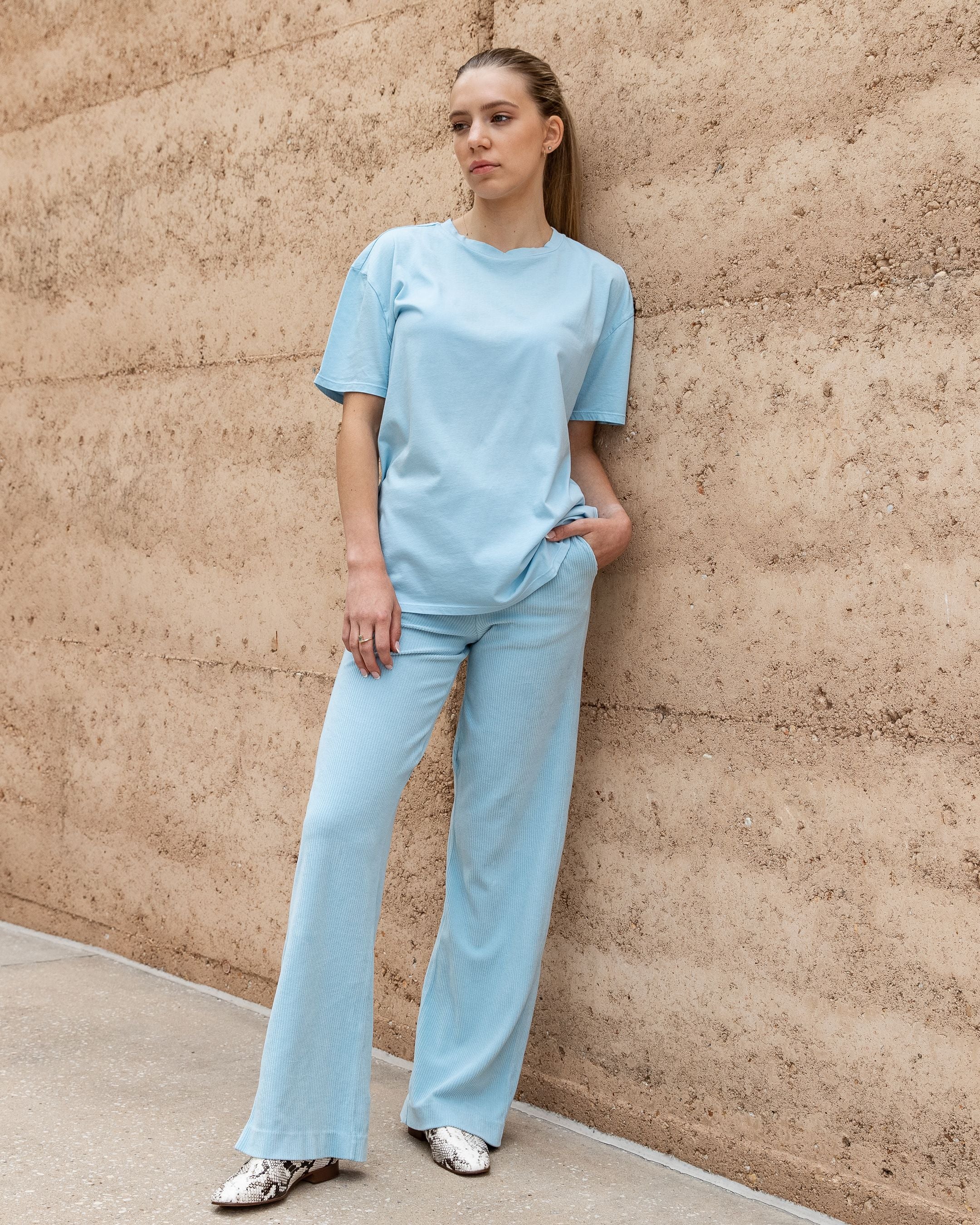 Maya Melbourne Amsterdam Tee - Sky