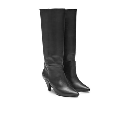 Maya Melbourne Ursula Leather Knee high Boot - Black