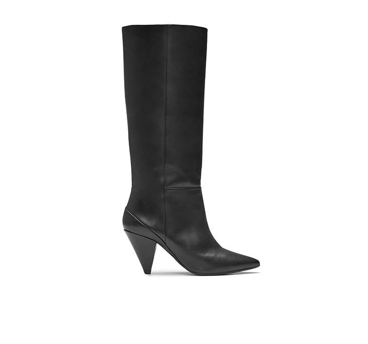 Maya Melbourne Ursula Leather Knee high Boot - Black