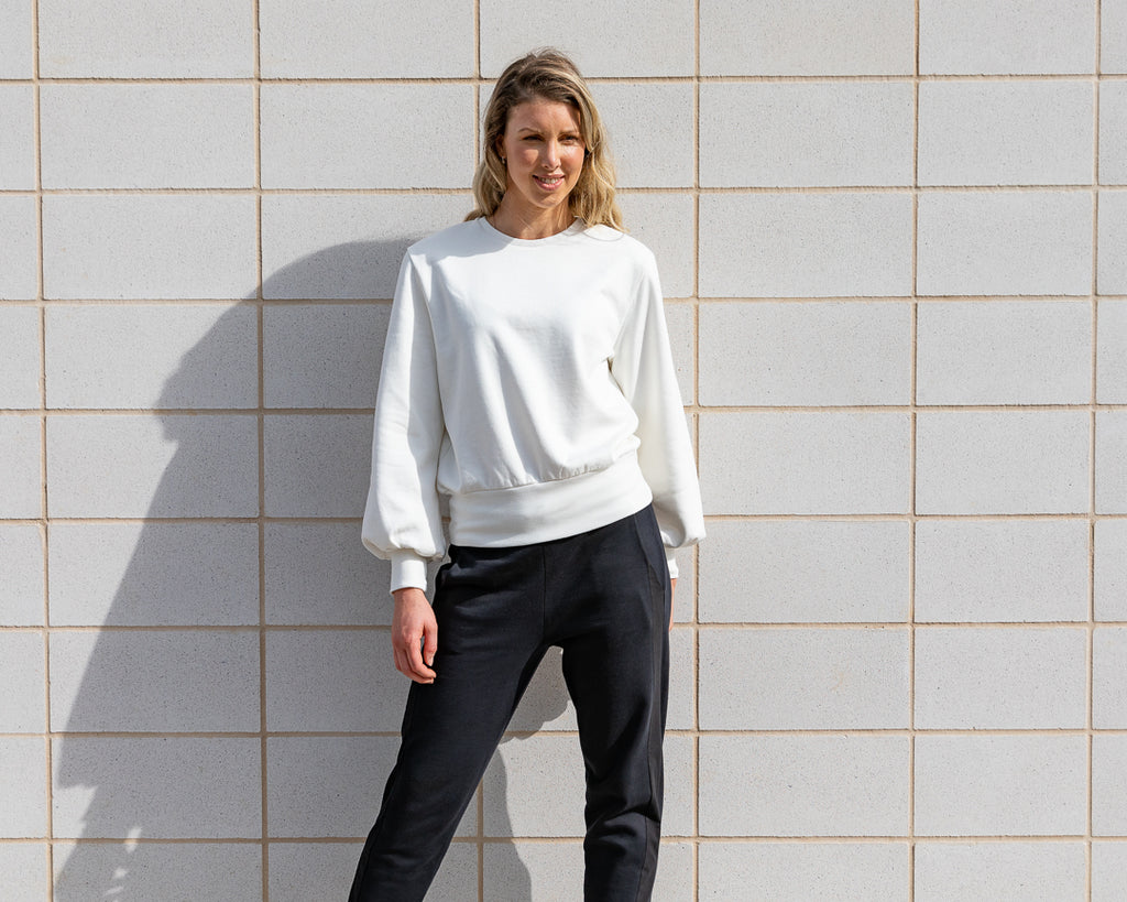 Maya Melbourne London Cotton Track Pant - Black