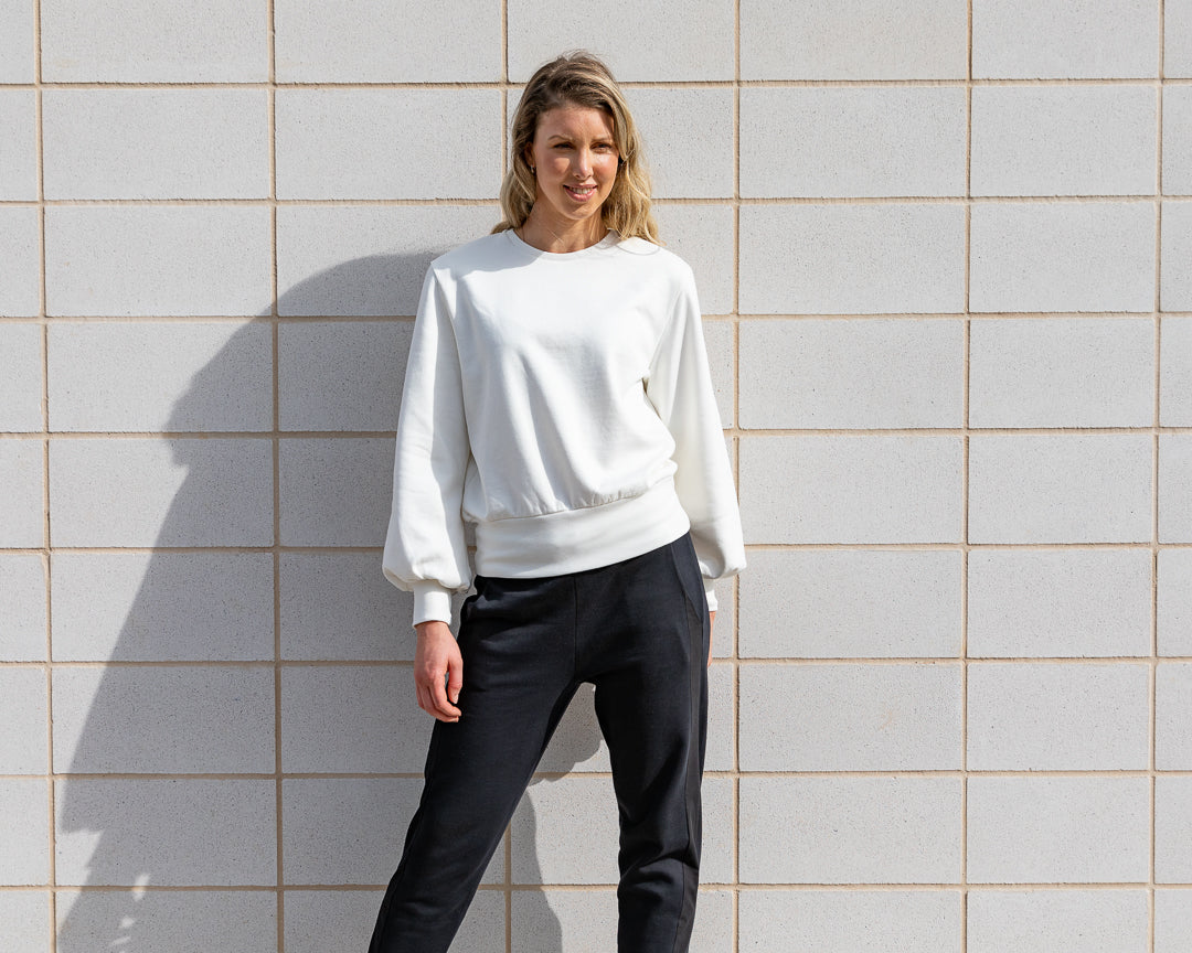 Maya Melbourne London Cotton Track Pant - Black